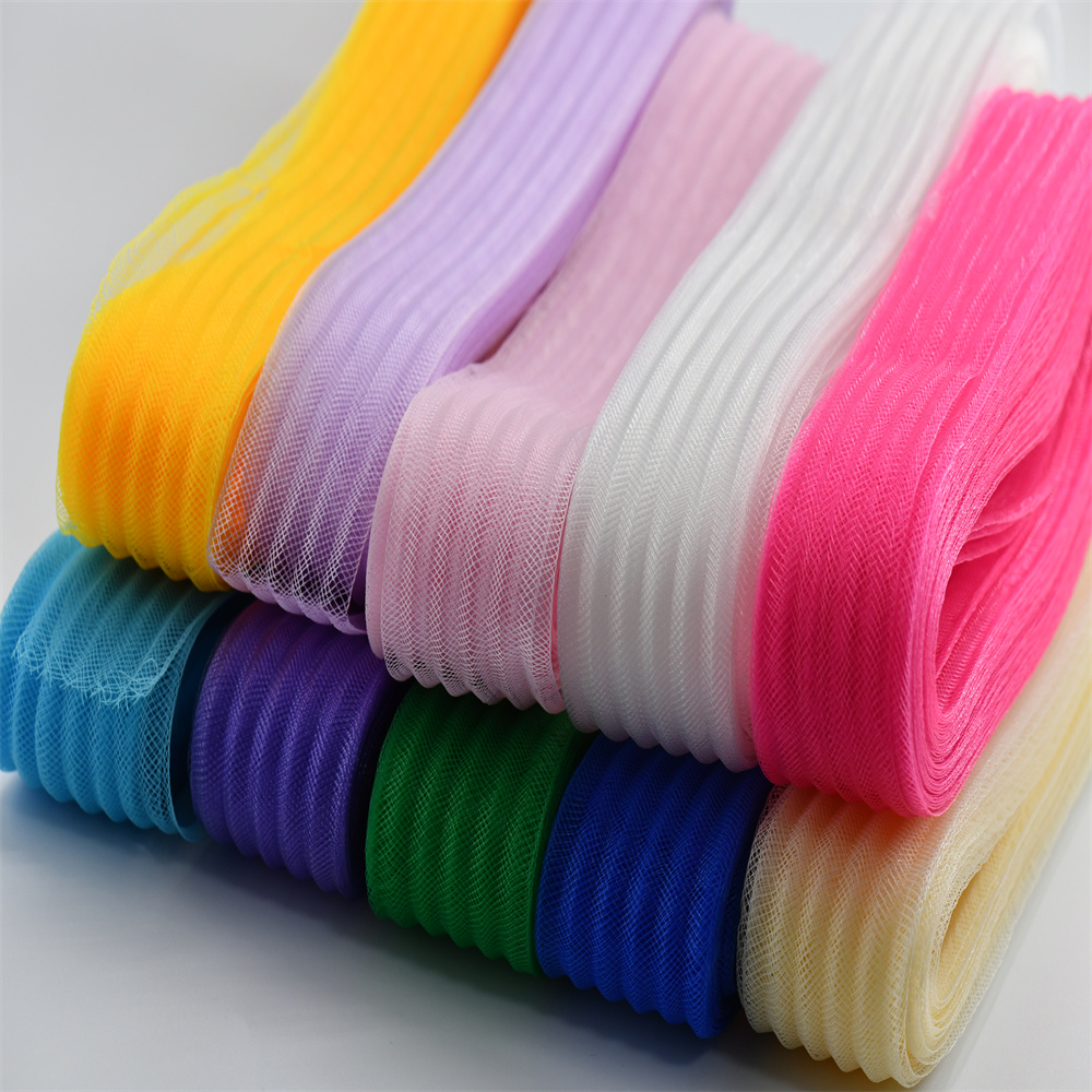Wedding Dress - 25/50/100/200yard Fray Resistant Stiff Horsehair Crinoline