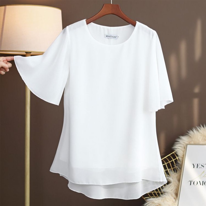 Elegant Plus Size Silk Blouse  - Silk Blouse 评论和价格