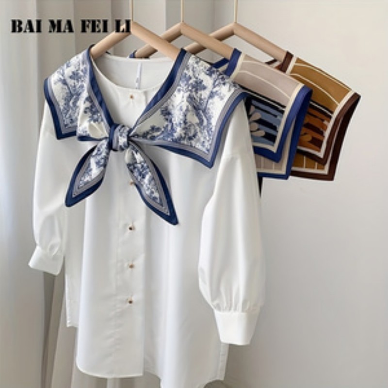 Women's Versatile Silk Scarf S - Silk Blouse 评论和价格