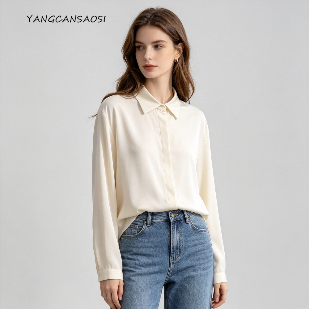 Plus Size Women's Fashion Earl - Silk Blouse 评论和价格