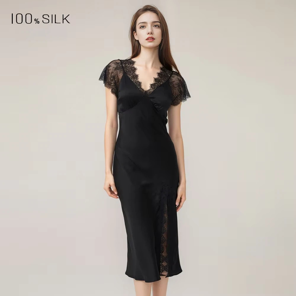 Women Sexy Lace Silk Nightdres - Lace Dress 评论和价格