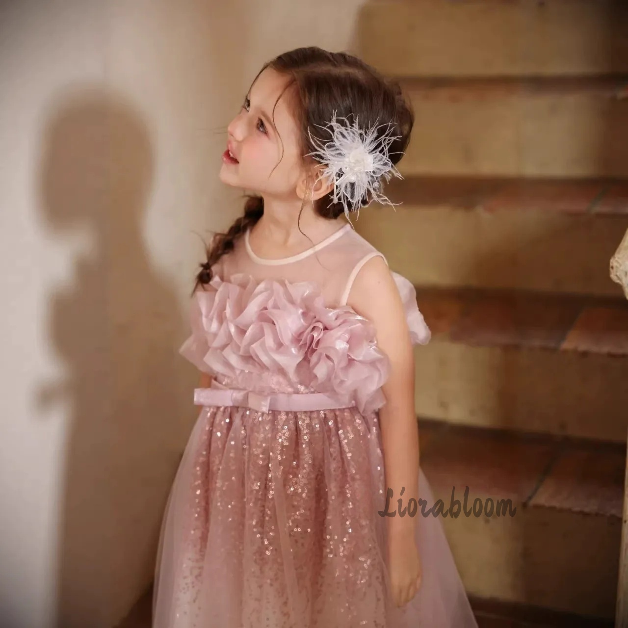 Girls' Pink Wavy Tulle Formal  - Formal Skirt 评论和价格