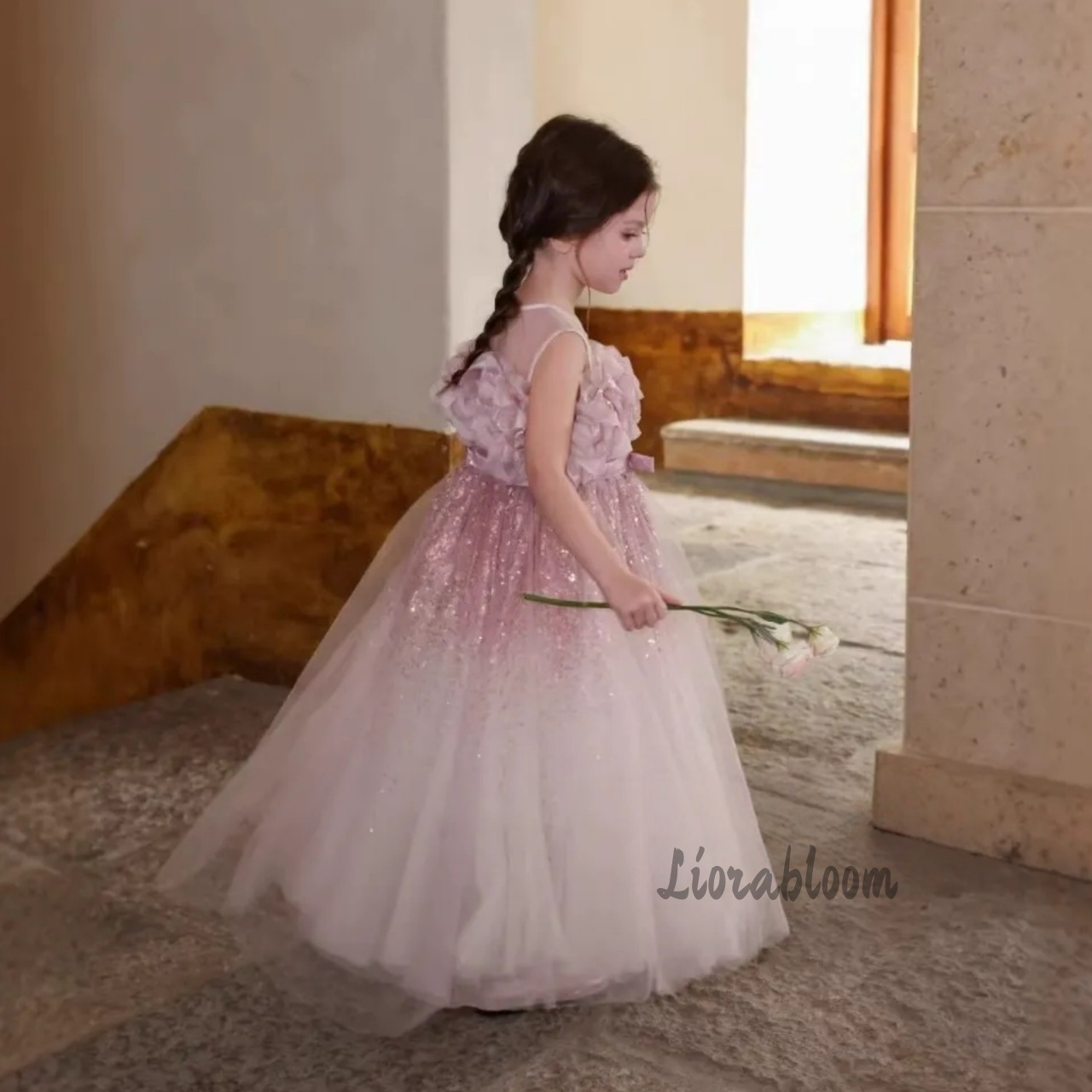 Girls' Pink Wavy Tulle Formal  - Formal Skirt 评论和价格