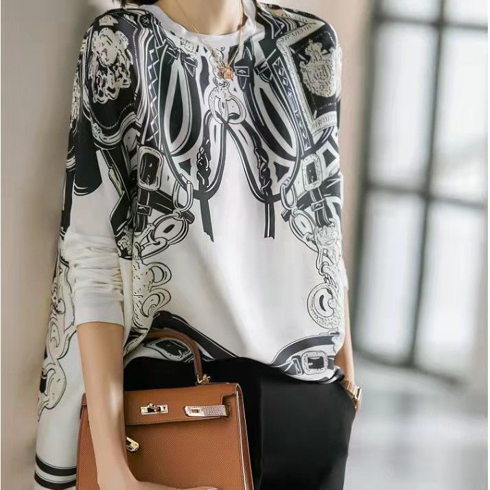 Simulated Silk Top with Drapin - Silk Blouse 评论和价格