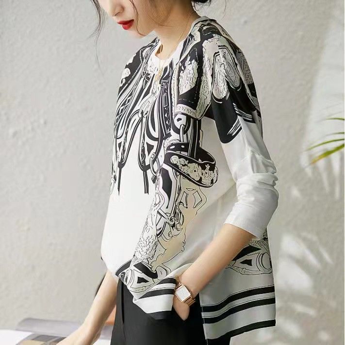 Simulated Silk Top with Drapin - Silk Blouse 评论和价格