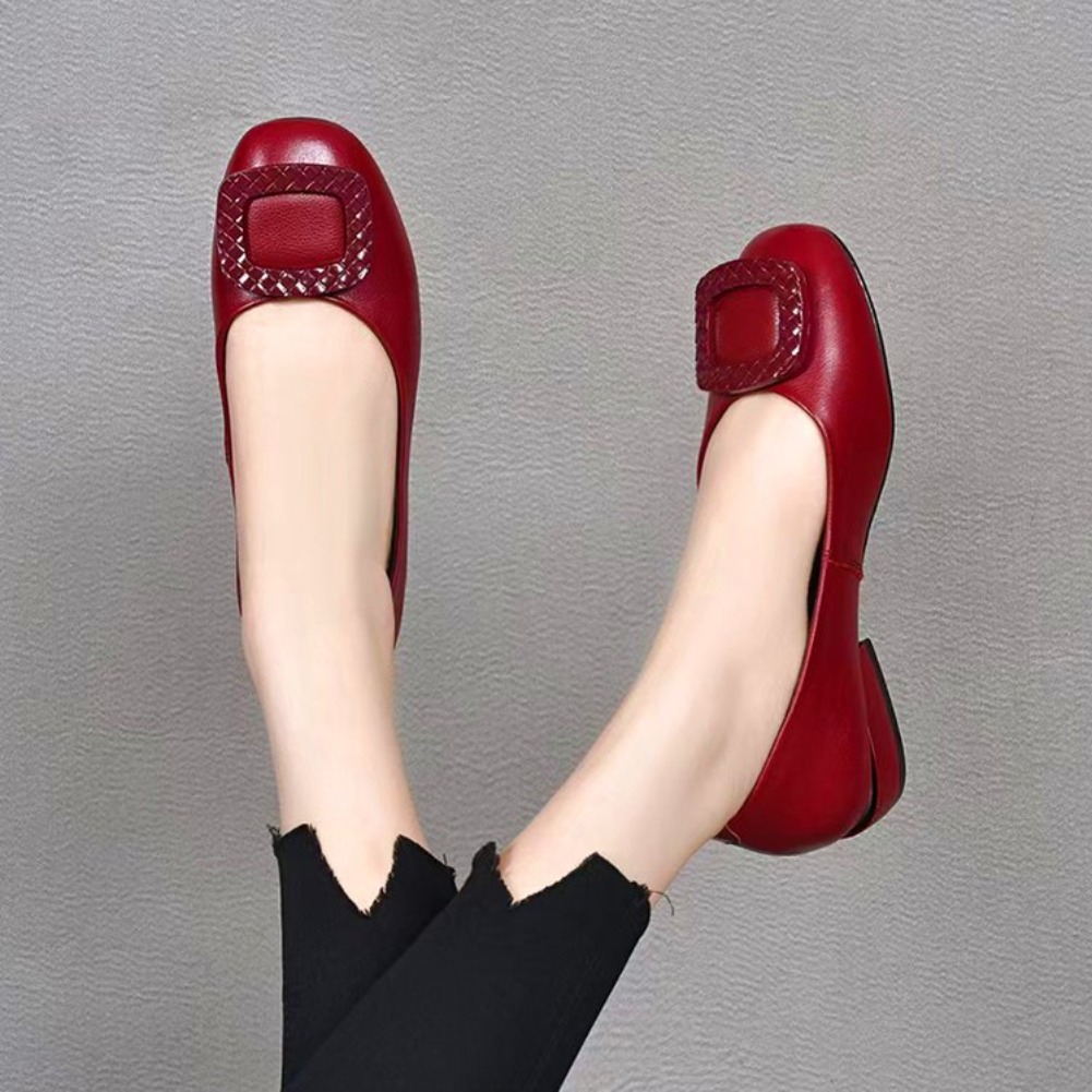 Soft Leather Cow Tendon Soft S - Womens Heels 评论和价格