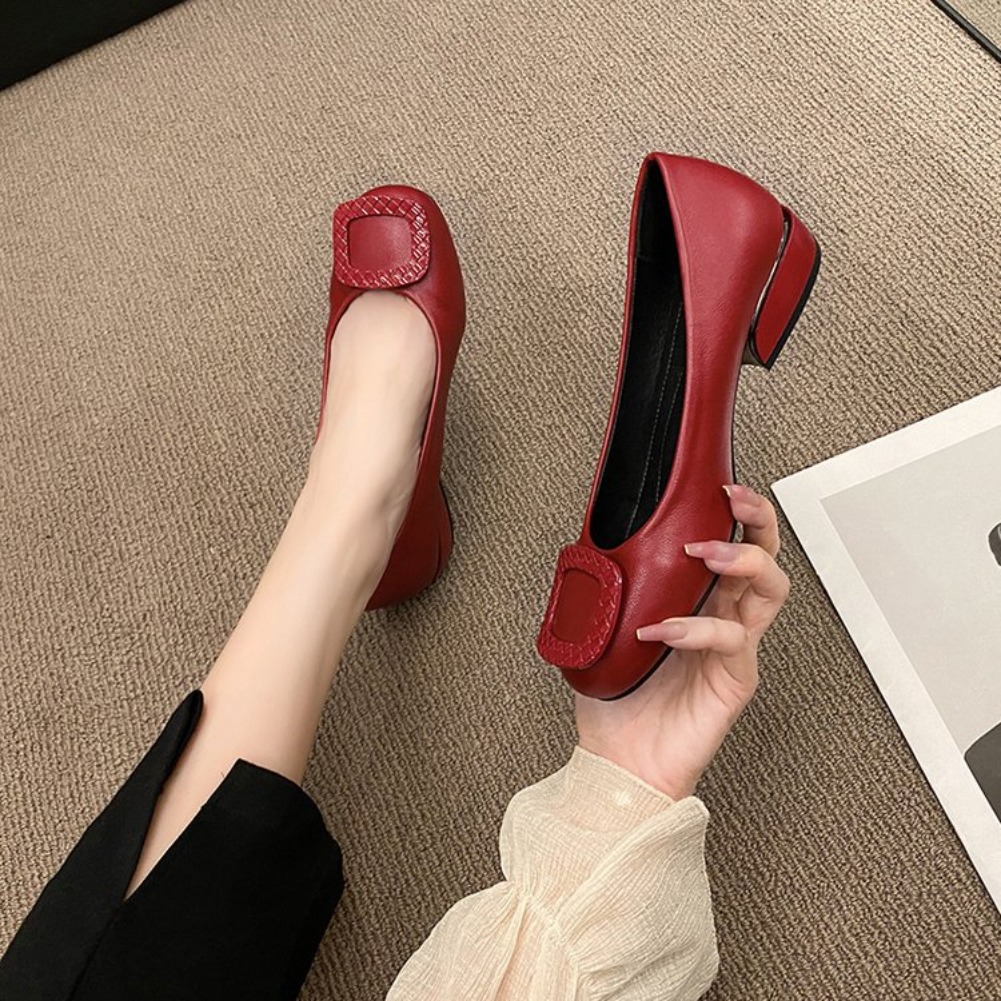 Soft Leather Cow Tendon Soft S - Womens Heels 评论和价格