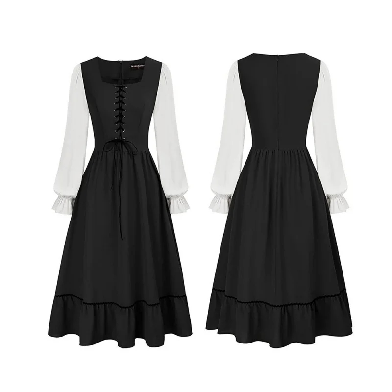 Women'S Vintage Court Medieval - Midi Dress 评论和价格