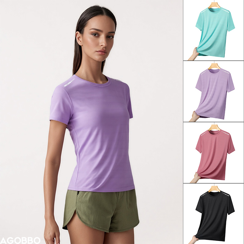 Women Reflective Running T-Shi - Silk Blouse 评论和价格